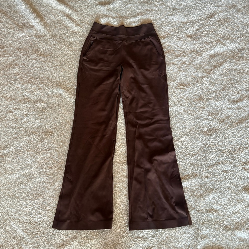 Athleta Venice High Rise Wide Leg Pant Women's S Brown